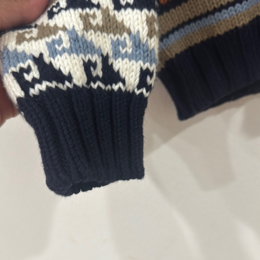 Multicolor Patterned Knit Sweater - Picture 3 of 7